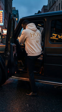 The Valor Hoodie — Bone