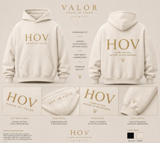 Valor Hoodie Bone — Coming Soon